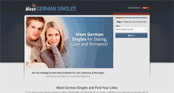 Desktop Screenshot of meetgermansingles.com